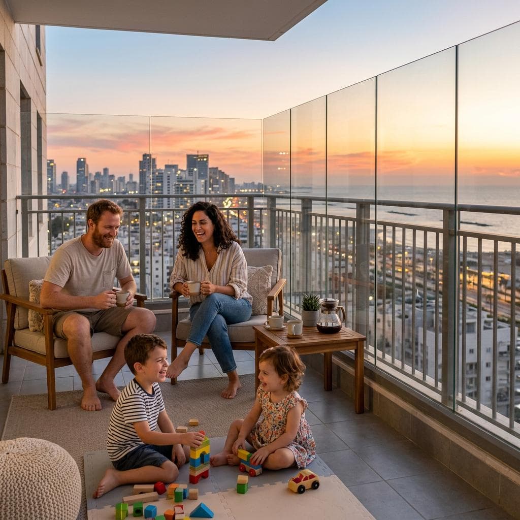 A family building a lasting connection to their property in Israel